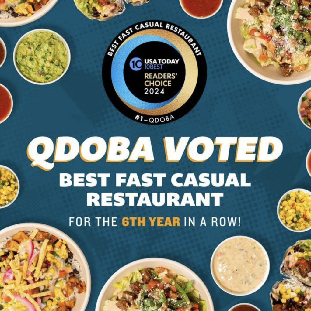 qdoba franchise wins best fast casual restaurant